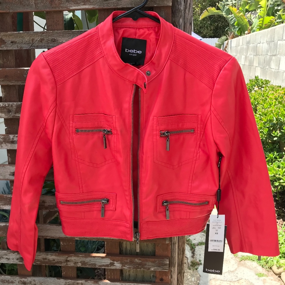 Vegan Leather Moto Jacket